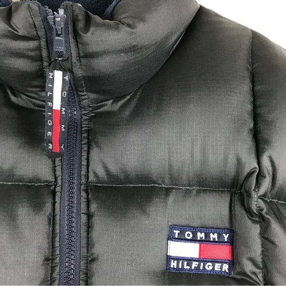 Vintage 1990s Tommy Hilfiger Goose Down Puffer Jacket - Picture 4 of 7
